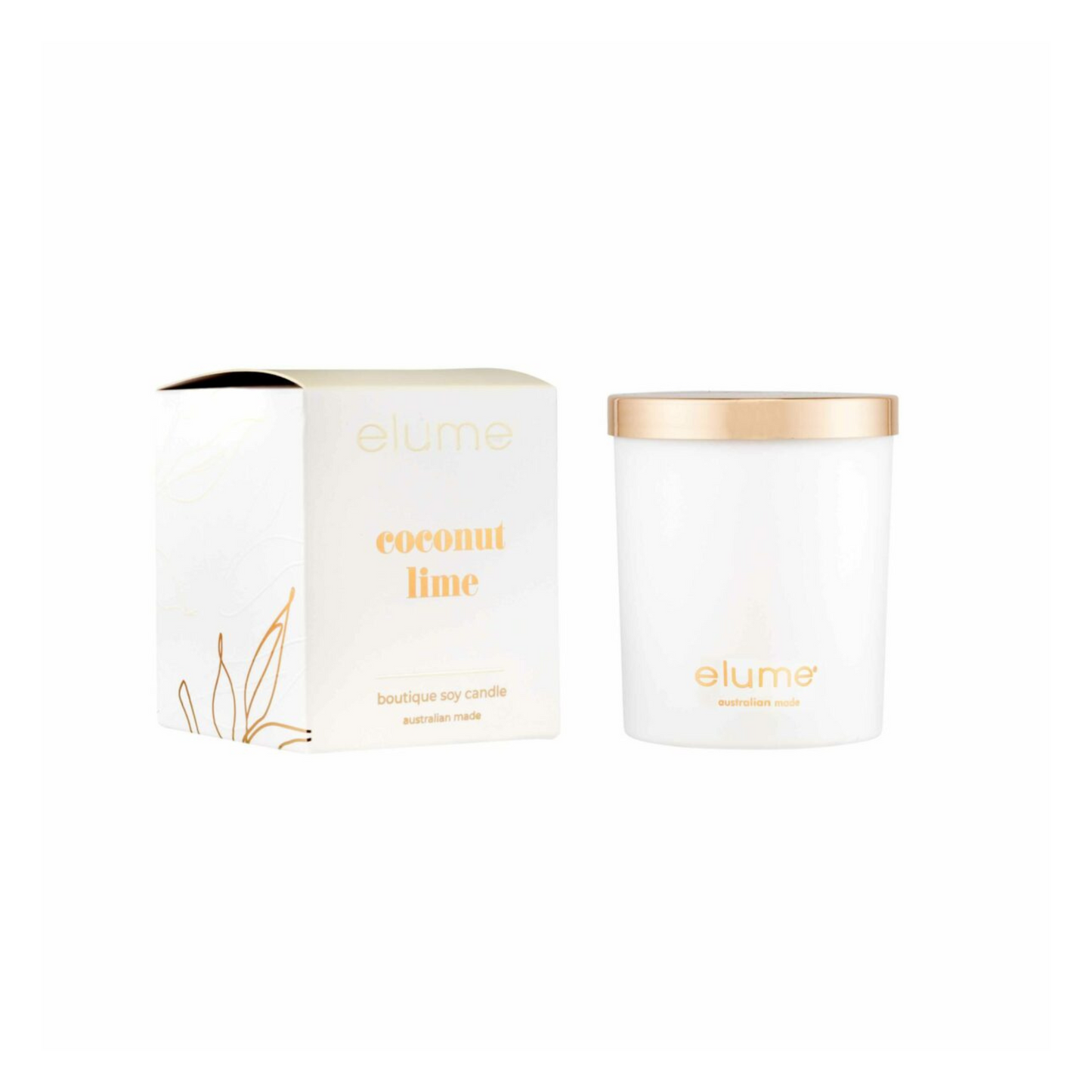 Coconut Lime: Elume Boutique Soy Candle