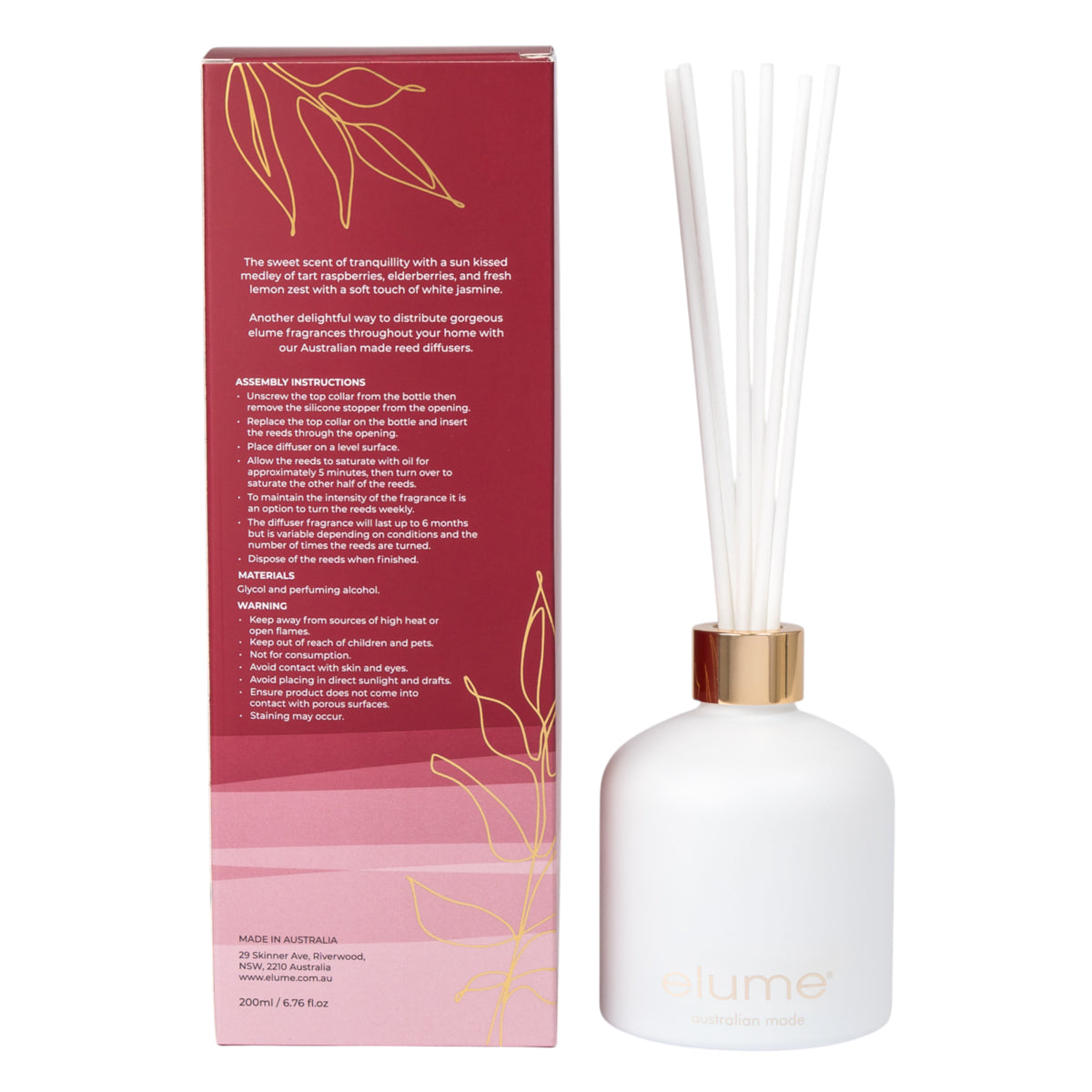 Wild Raspberry & Jasmine Reed Diffusers