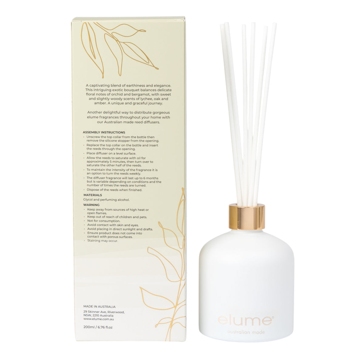 White Oak & Orchid Reed Diffusers