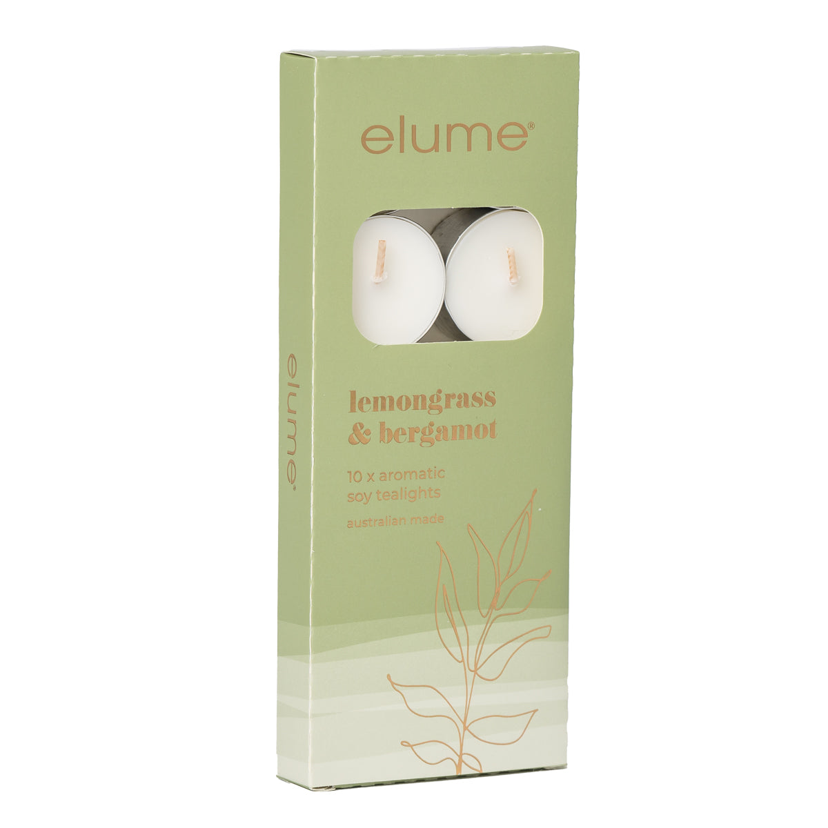 Elume Lemongrass & Bergamot Tealights