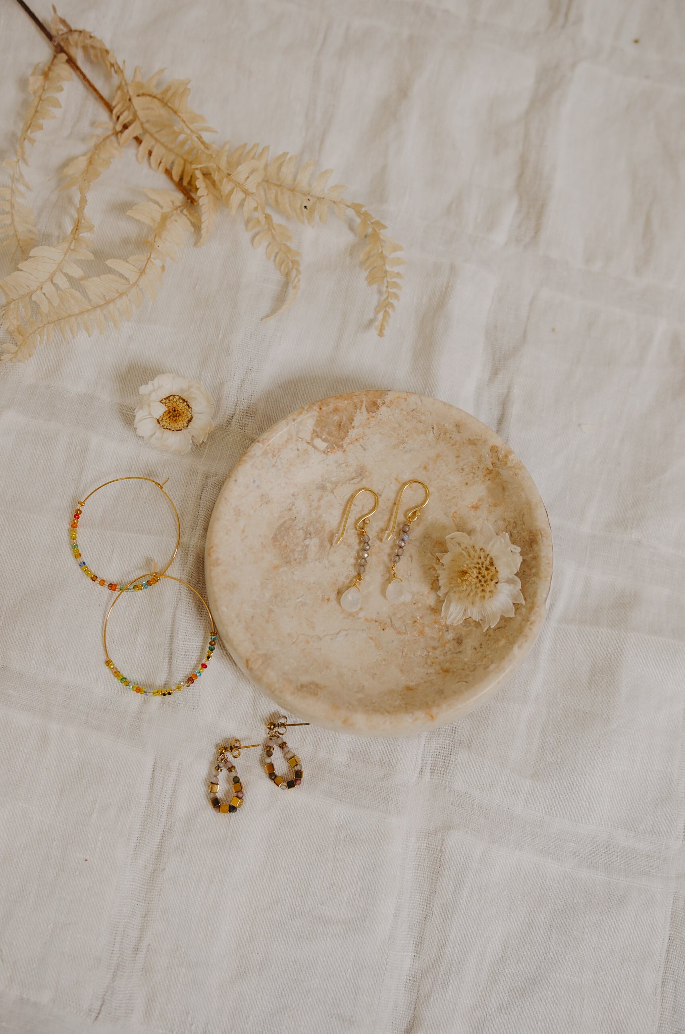 Multi Bright Woodstock Hoops