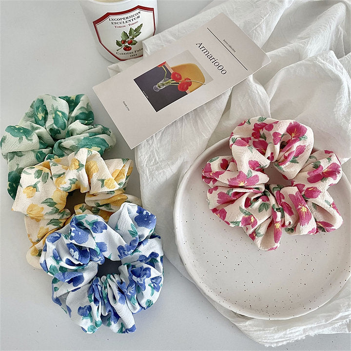 Floral Scrunchie