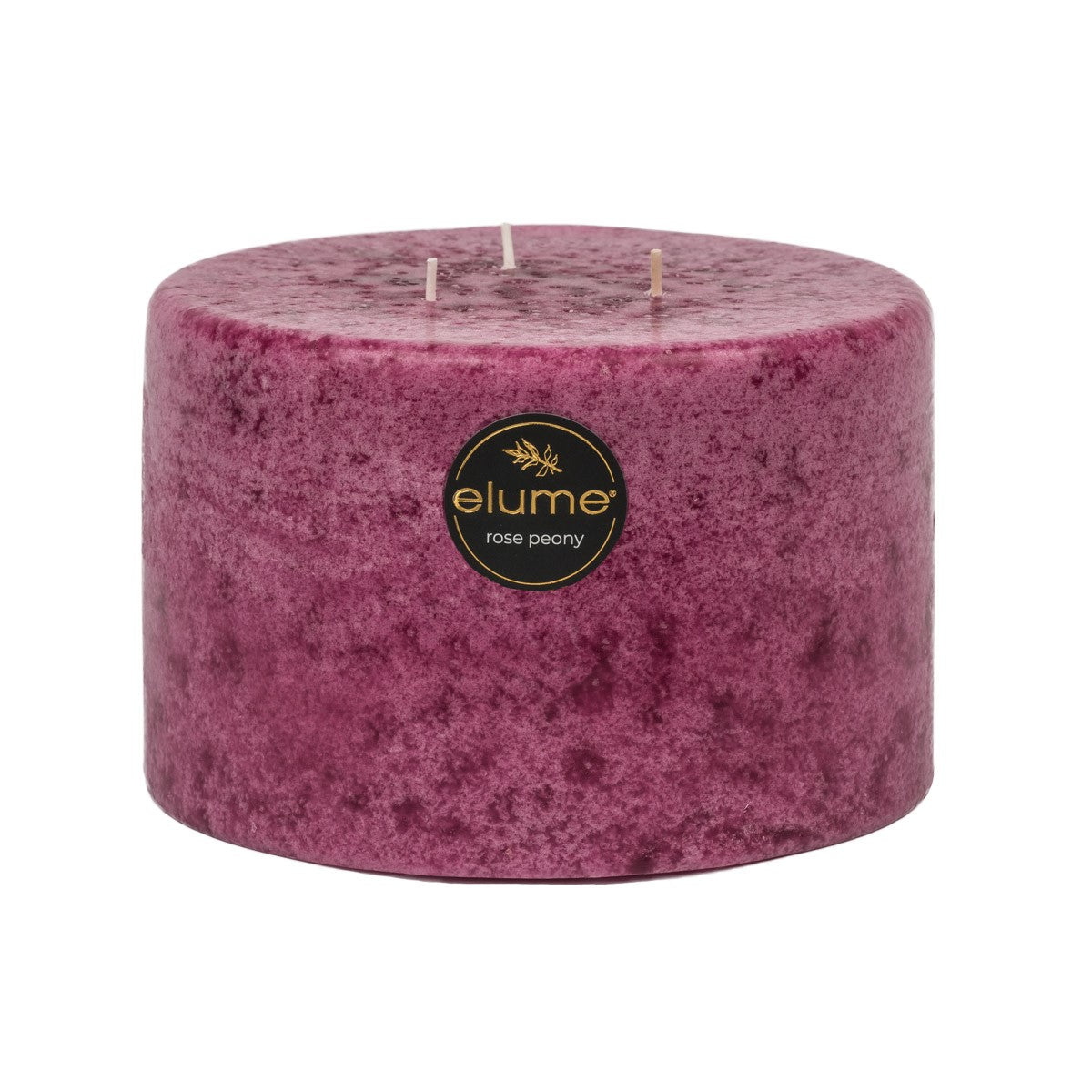 Rose Peony 3 Wick Pillar Candle