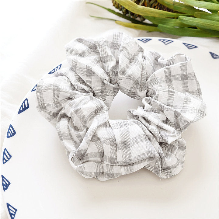 Gingham Scrunchie