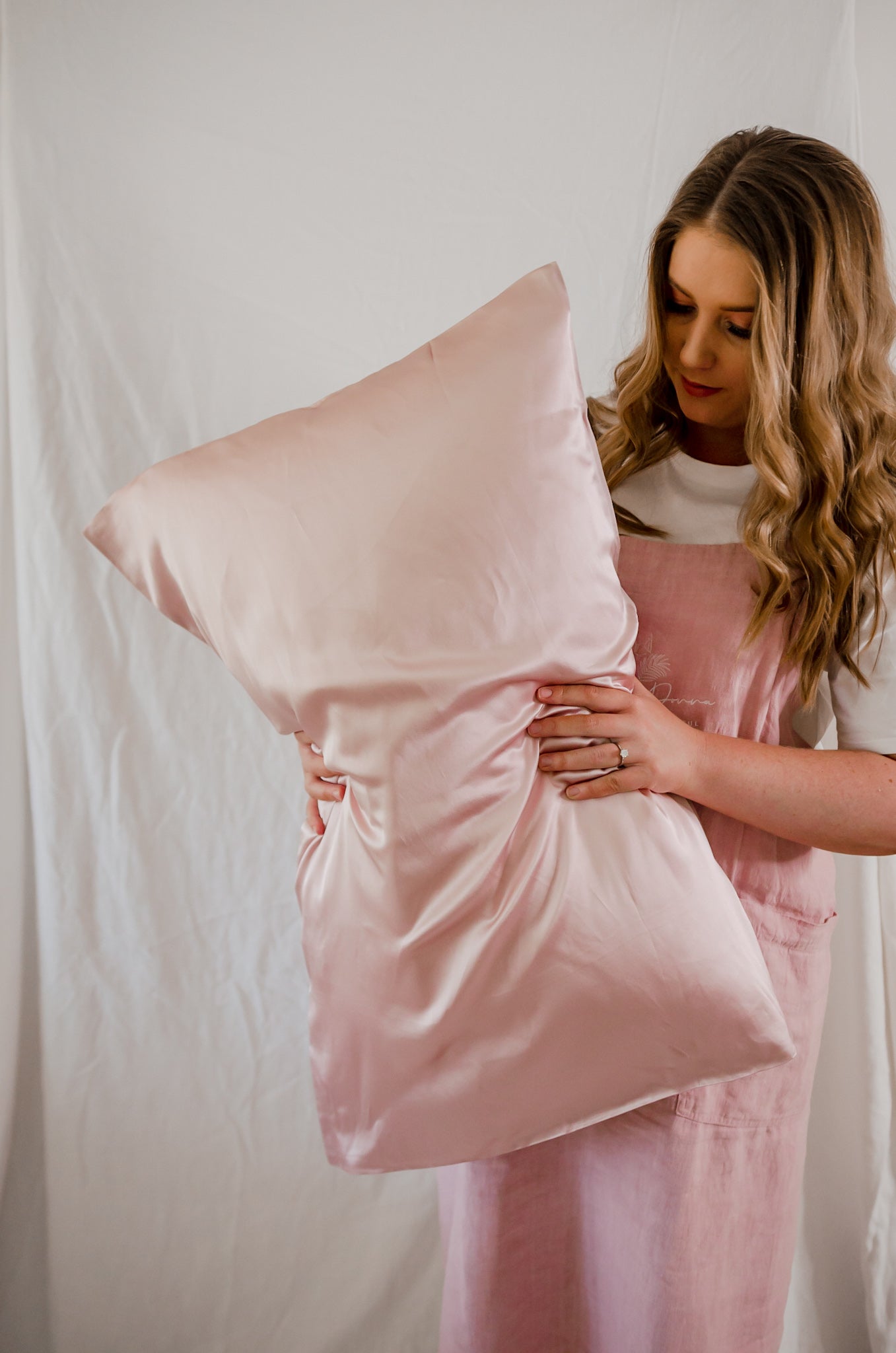 Silk Pillowcase Tea Rose