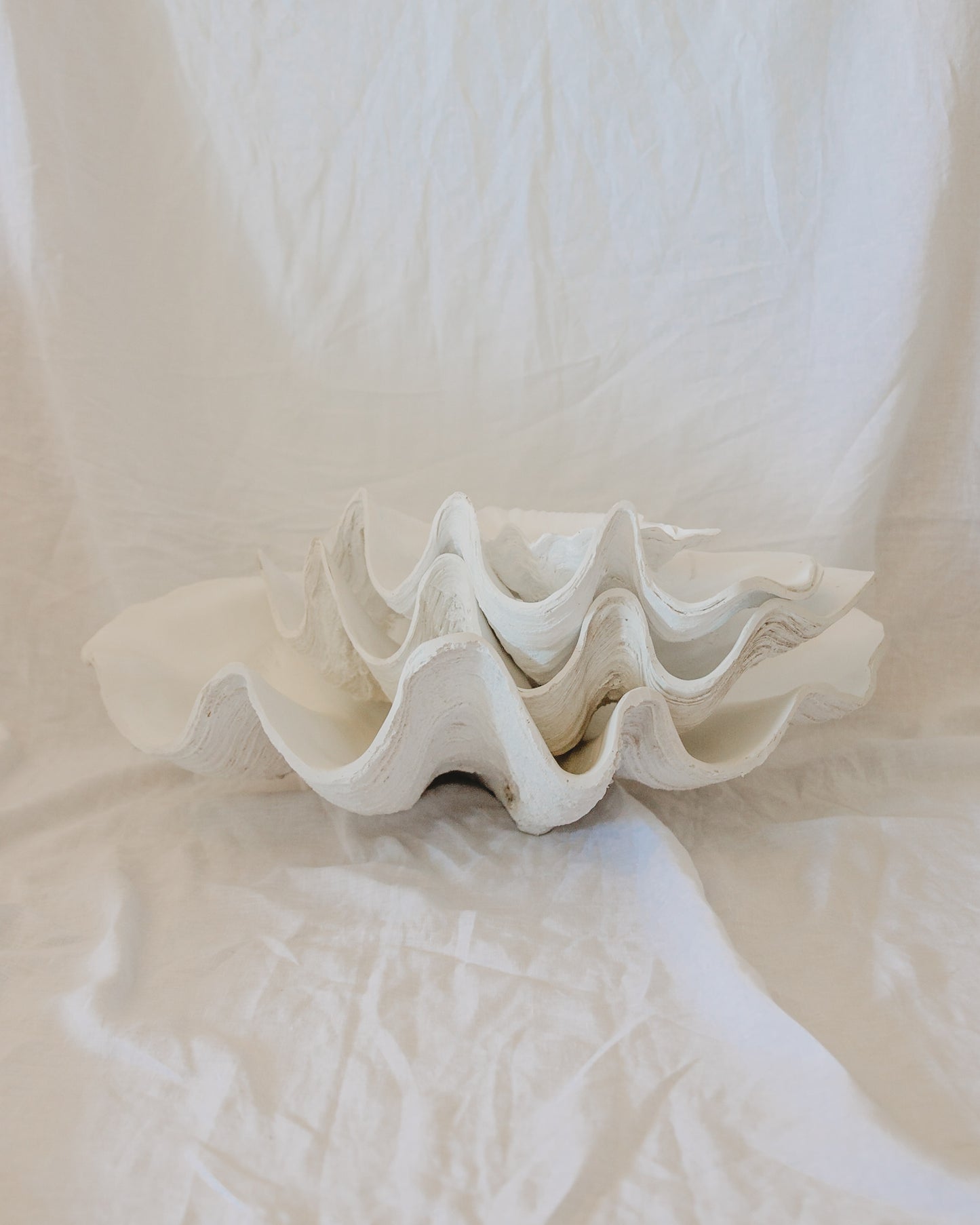 Columbus Large Clam White