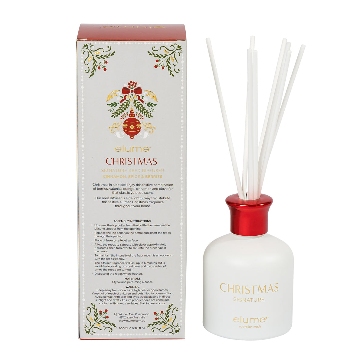 Elume Christmas Signature Reed Diffuser