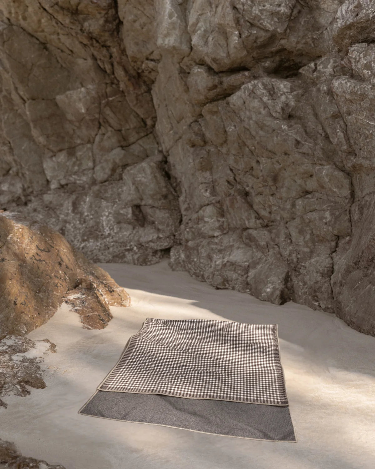 Gingham Sand Free Beach Towel