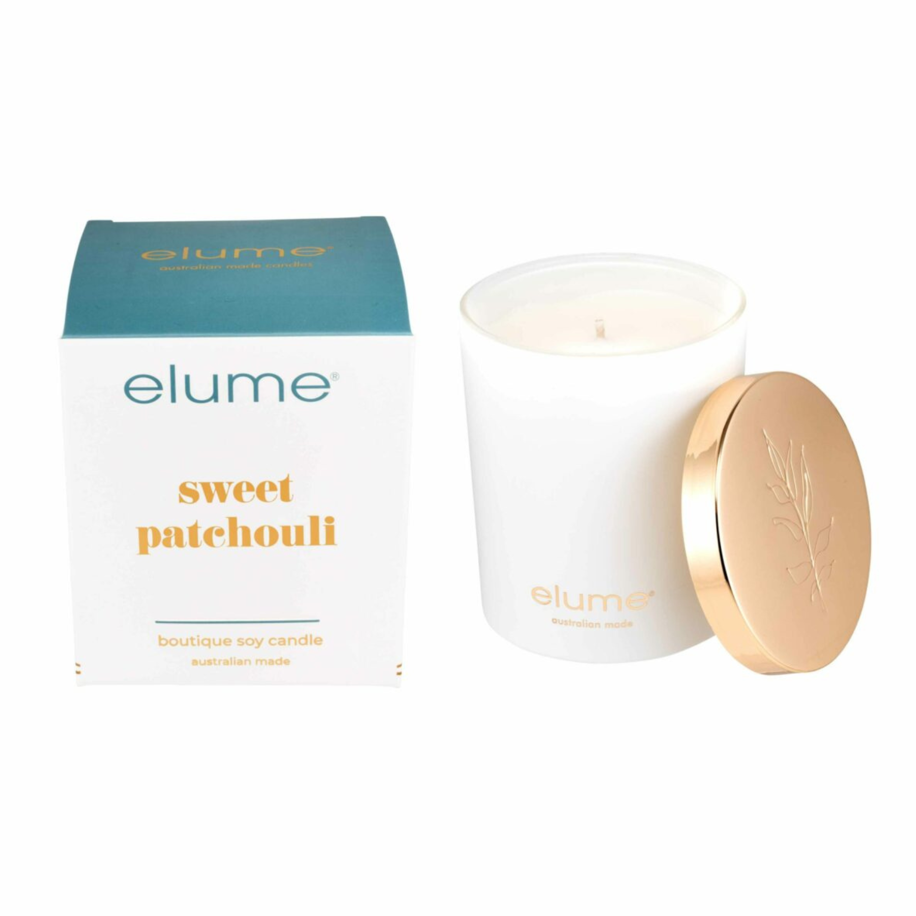 Sweet Patchouli: Elume Boutique Soy Candle