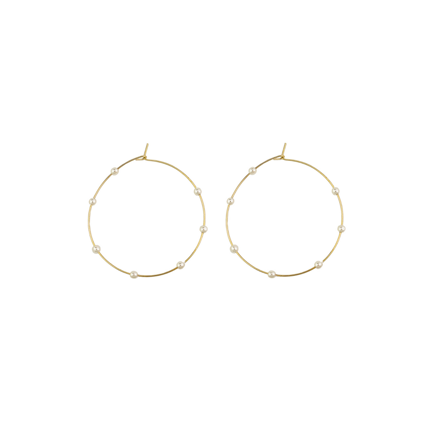 Pearl Hoops