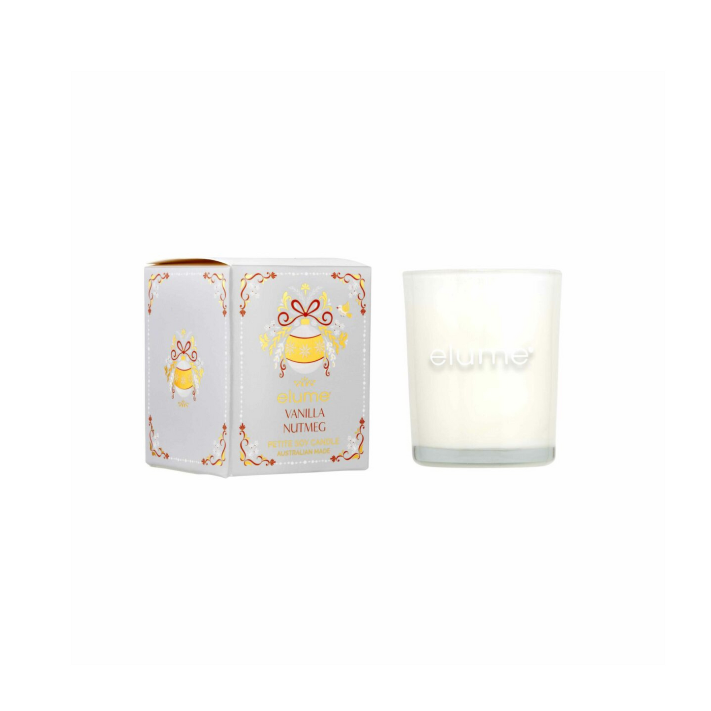 Elume Christmas Vanilla Nutmeg Petite Soy Candle