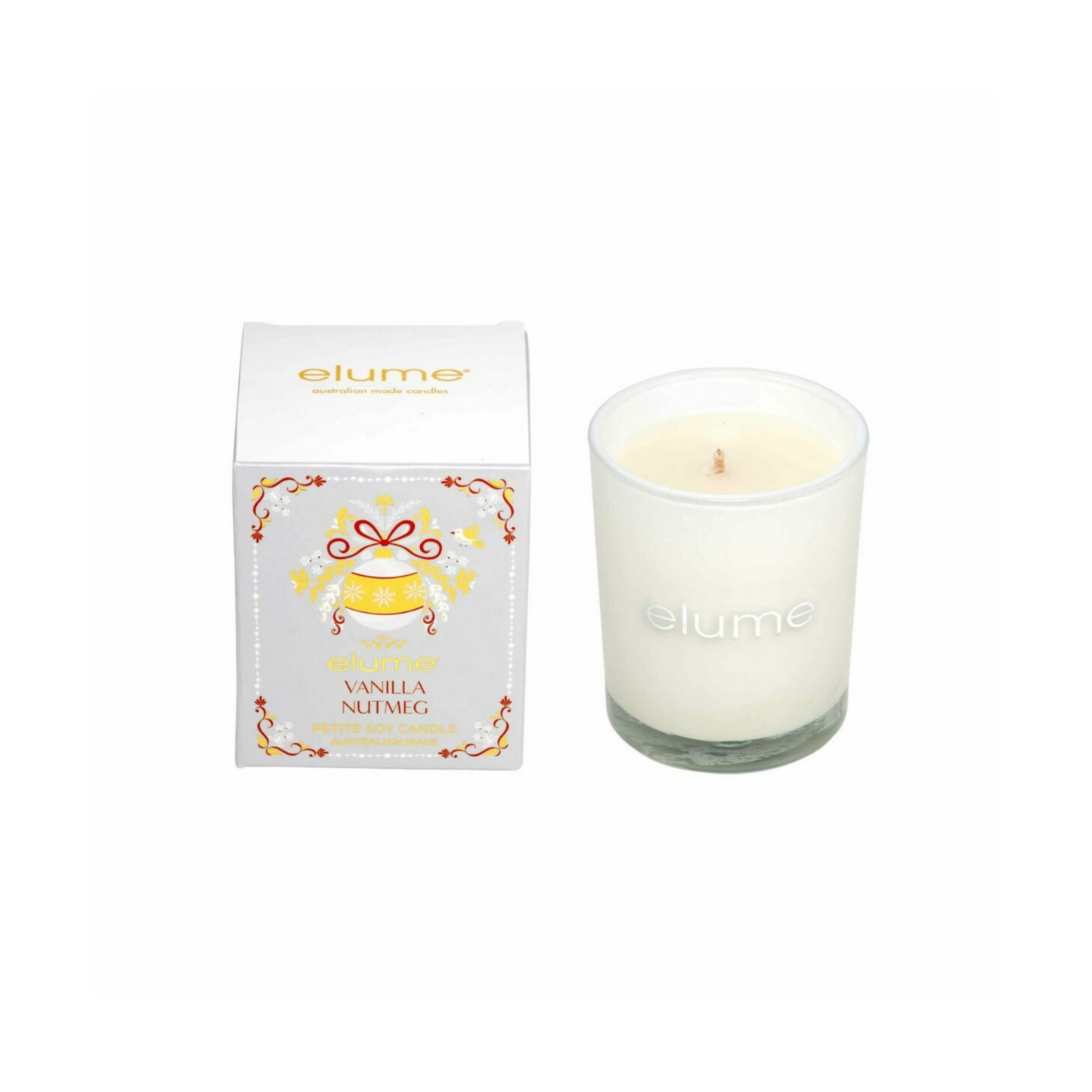 Elume Christmas Vanilla Nutmeg Petite Soy Candle