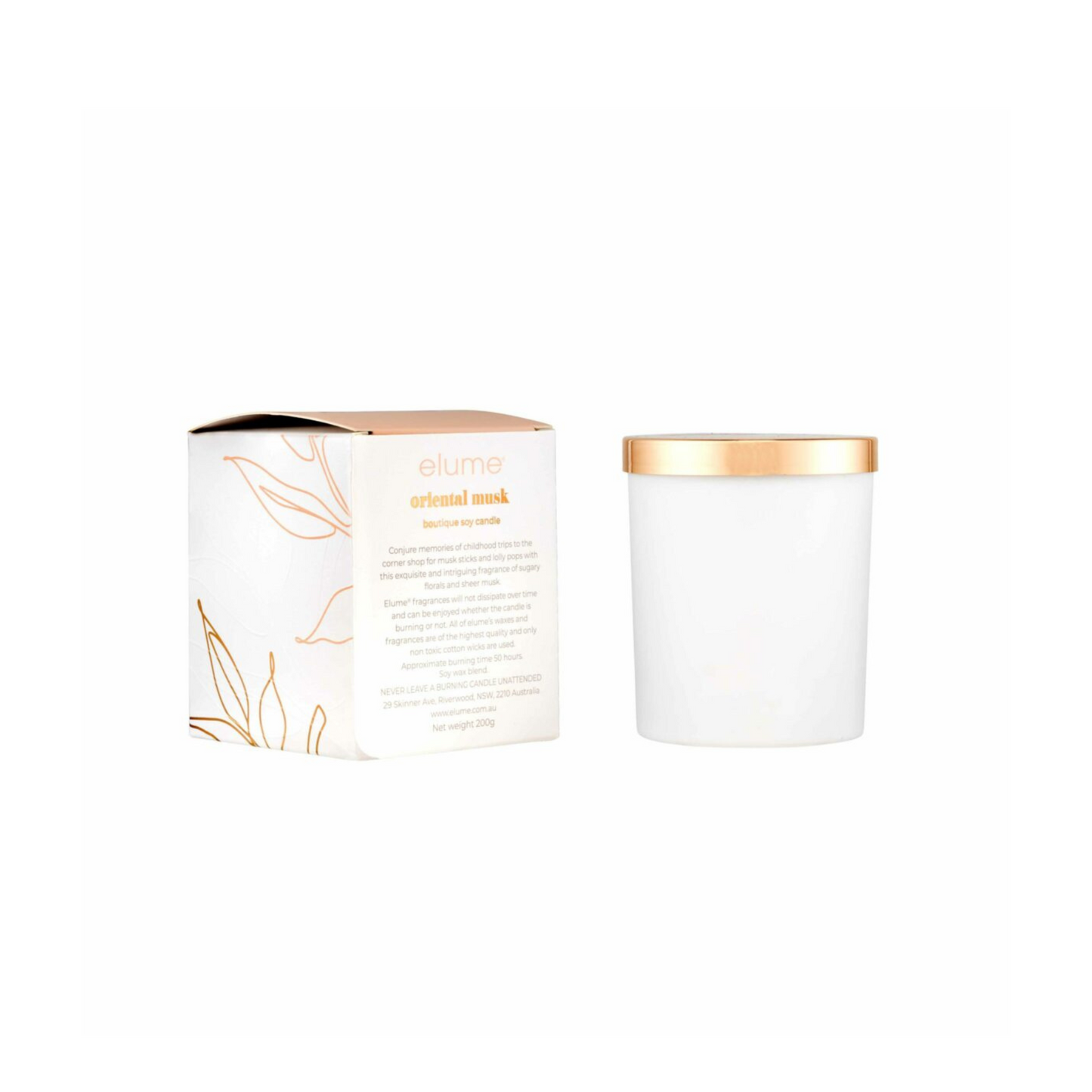 Oriental Musk: Elume Boutique Soy Candle