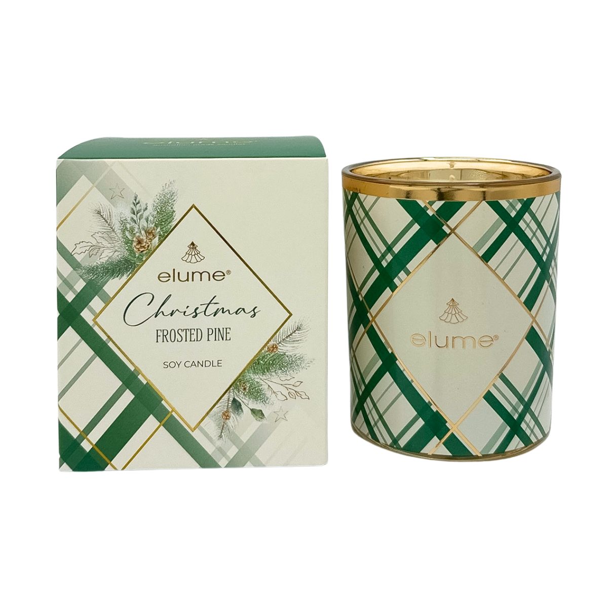 Christmas Frosted Pine Soy Candles 200g
