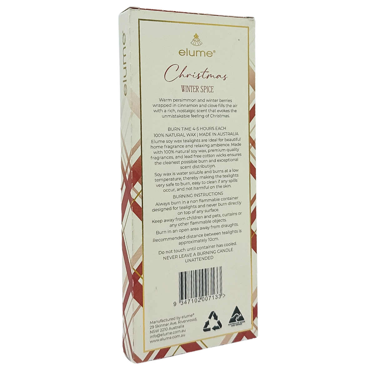 Tealights Winter Spice
