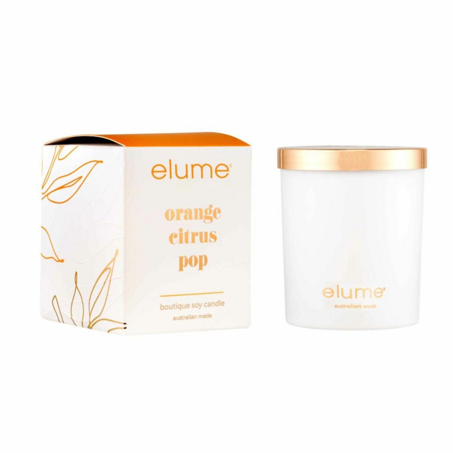 Orange Citrus: Elume Boutique Soy Candle