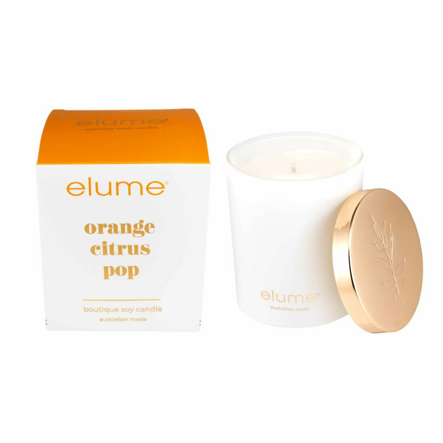 Orange Citrus: Elume Boutique Soy Candle