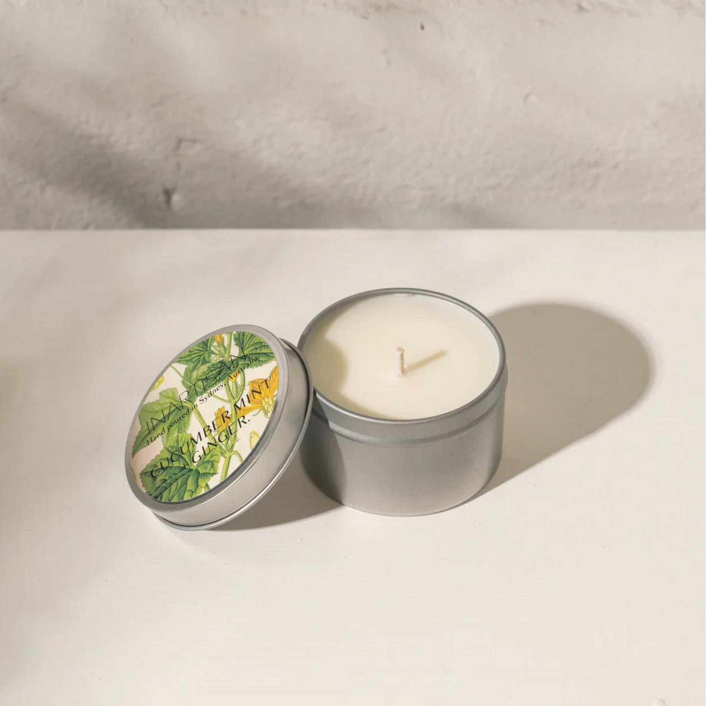 Inartisan Travel Candle - Cucumber Mint & Ginger