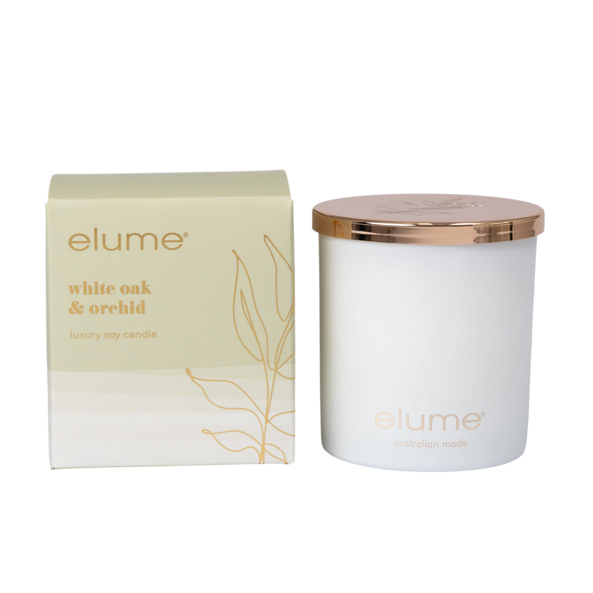 White Oak & Orchid Soy Candles