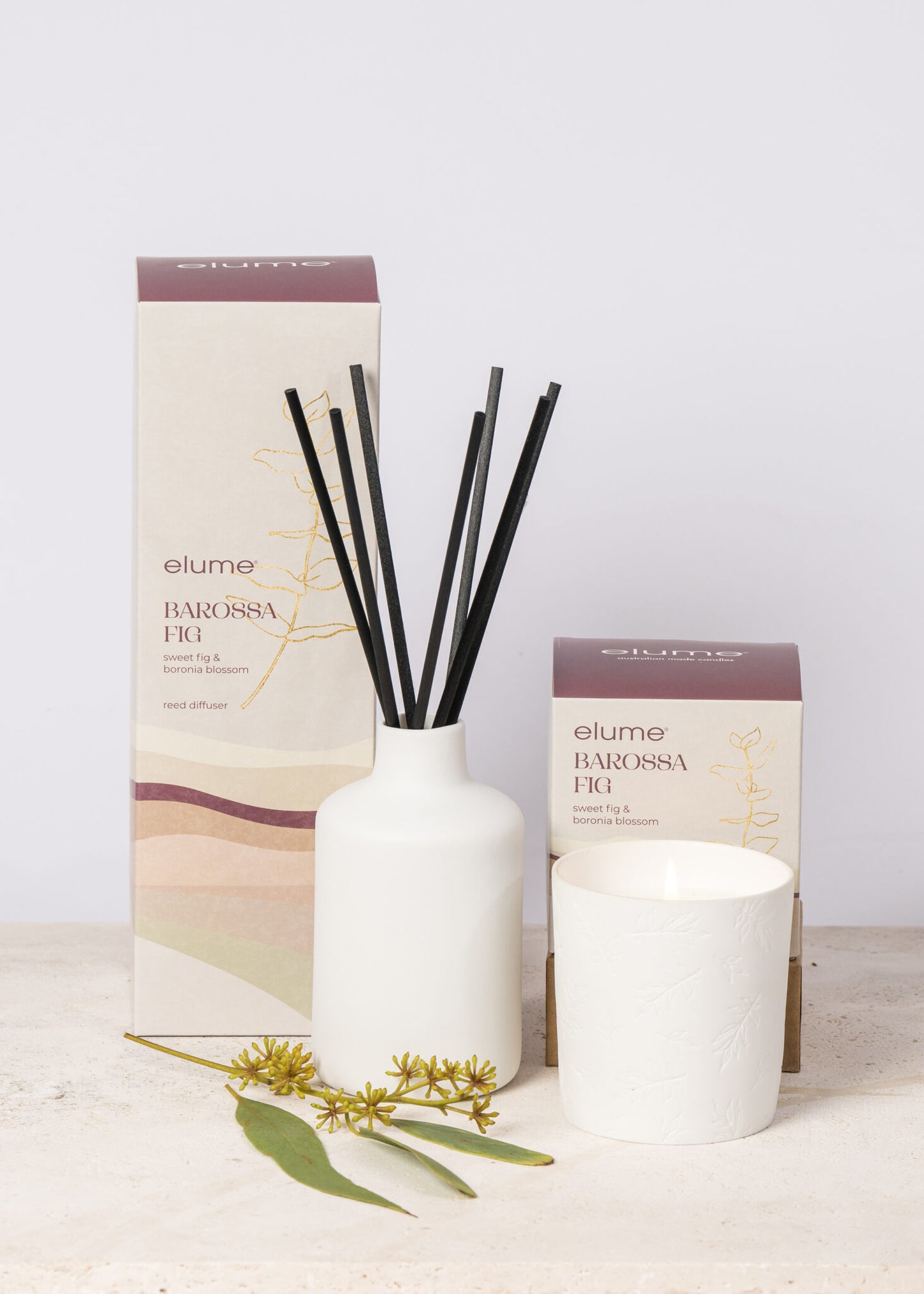 Elume Australian Escapes: Barossa Fig Soy Candle