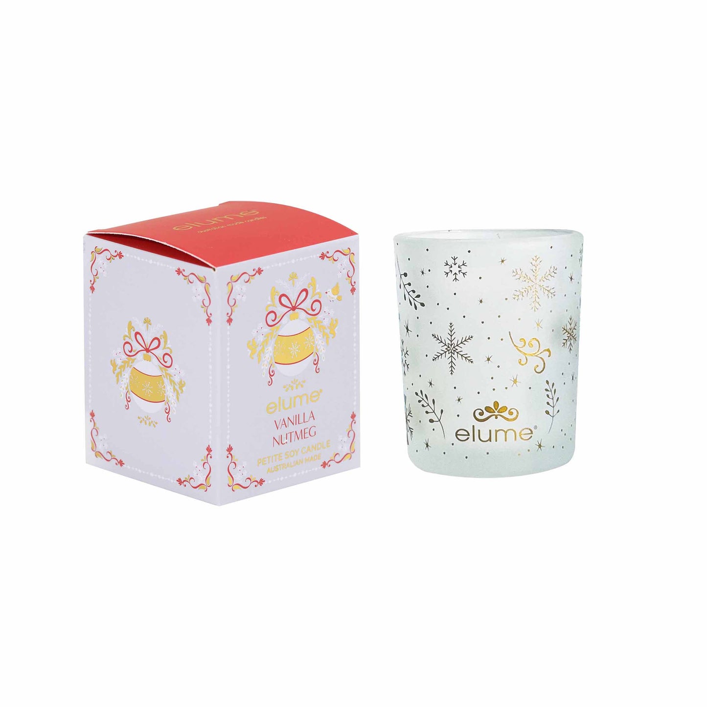 Elume Christmas Vanilla Nutmeg Petite Soy Candle