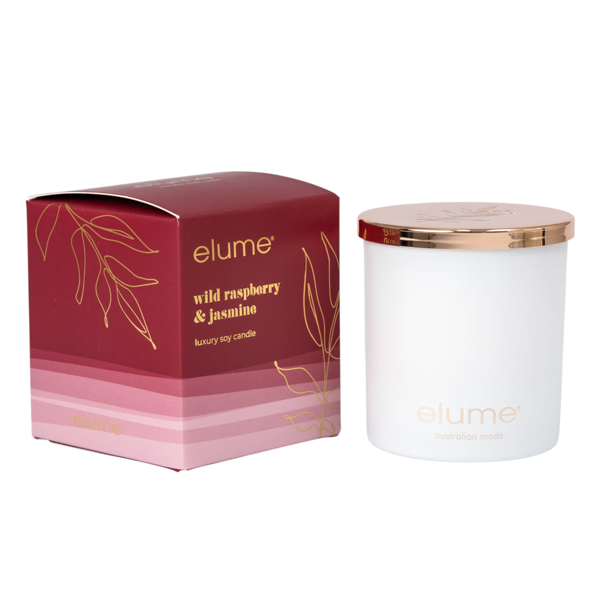 Wild Raspberry & Jasmine Soy Candles