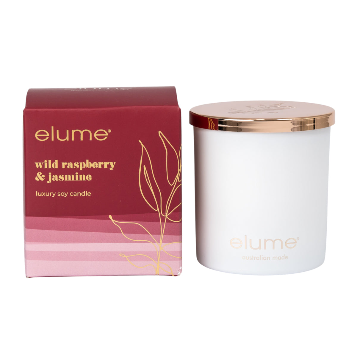 Wild Raspberry & Jasmine Soy Candles