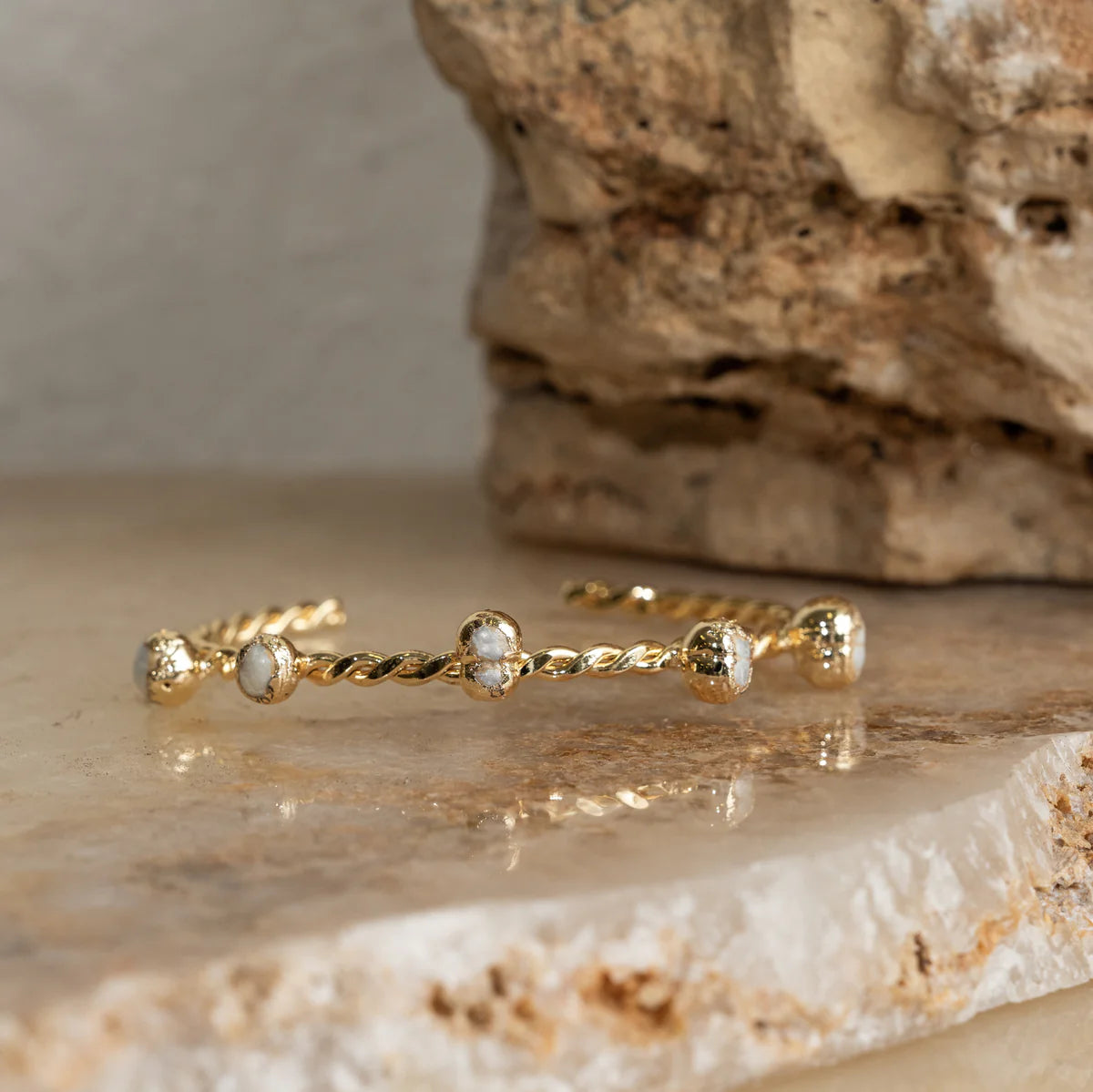 Eponi Pearl Cuff Bracelet