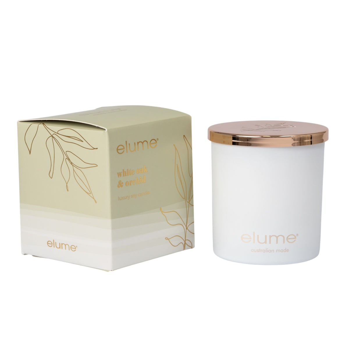 White Oak & Orchid Soy Candles