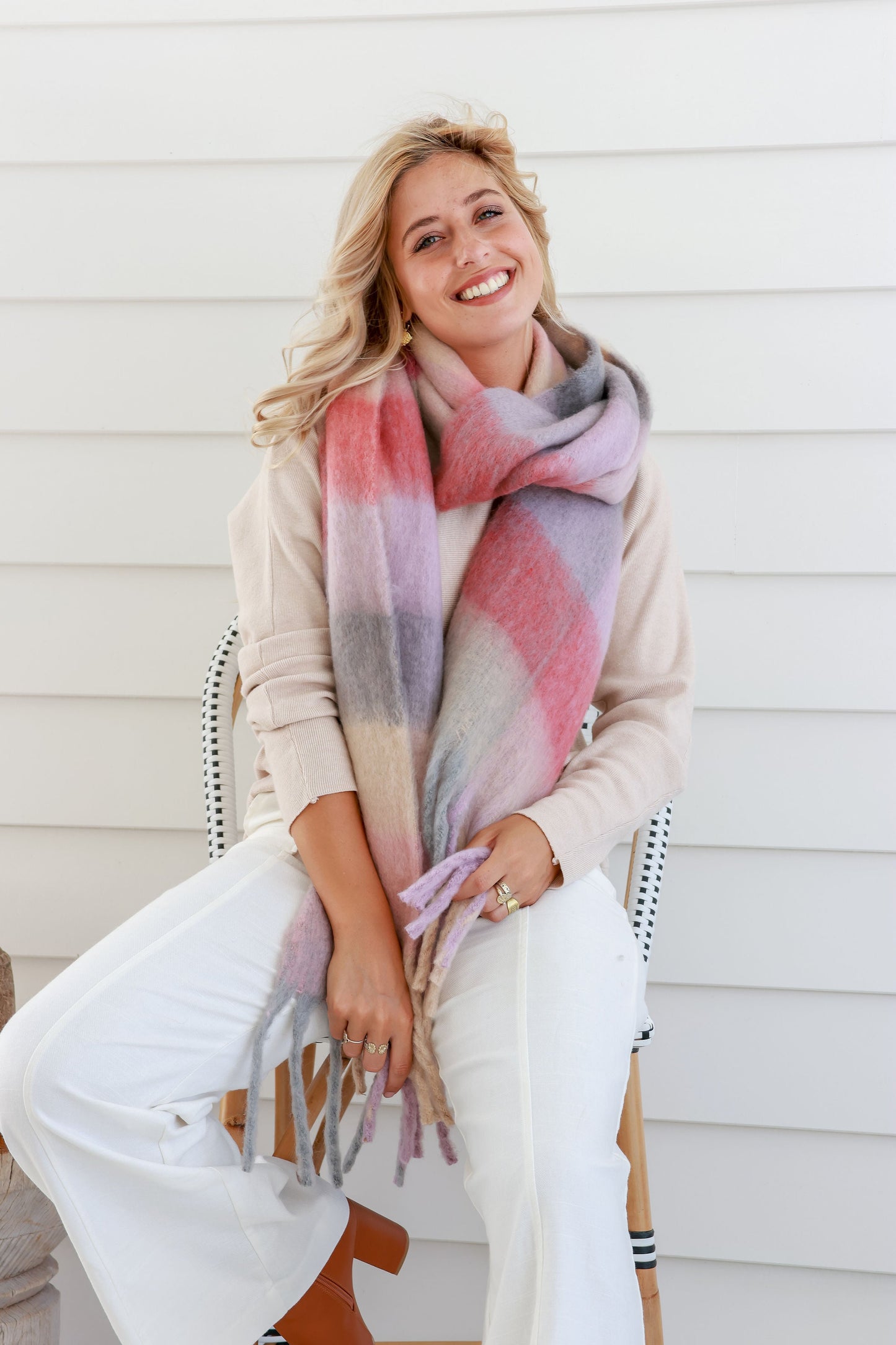 Pink Lilac Scarf