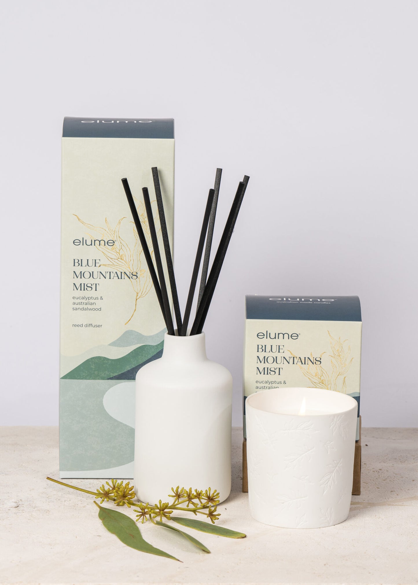 Elume Australian Escapes: Blue Mountains Mist Reed Diffusers