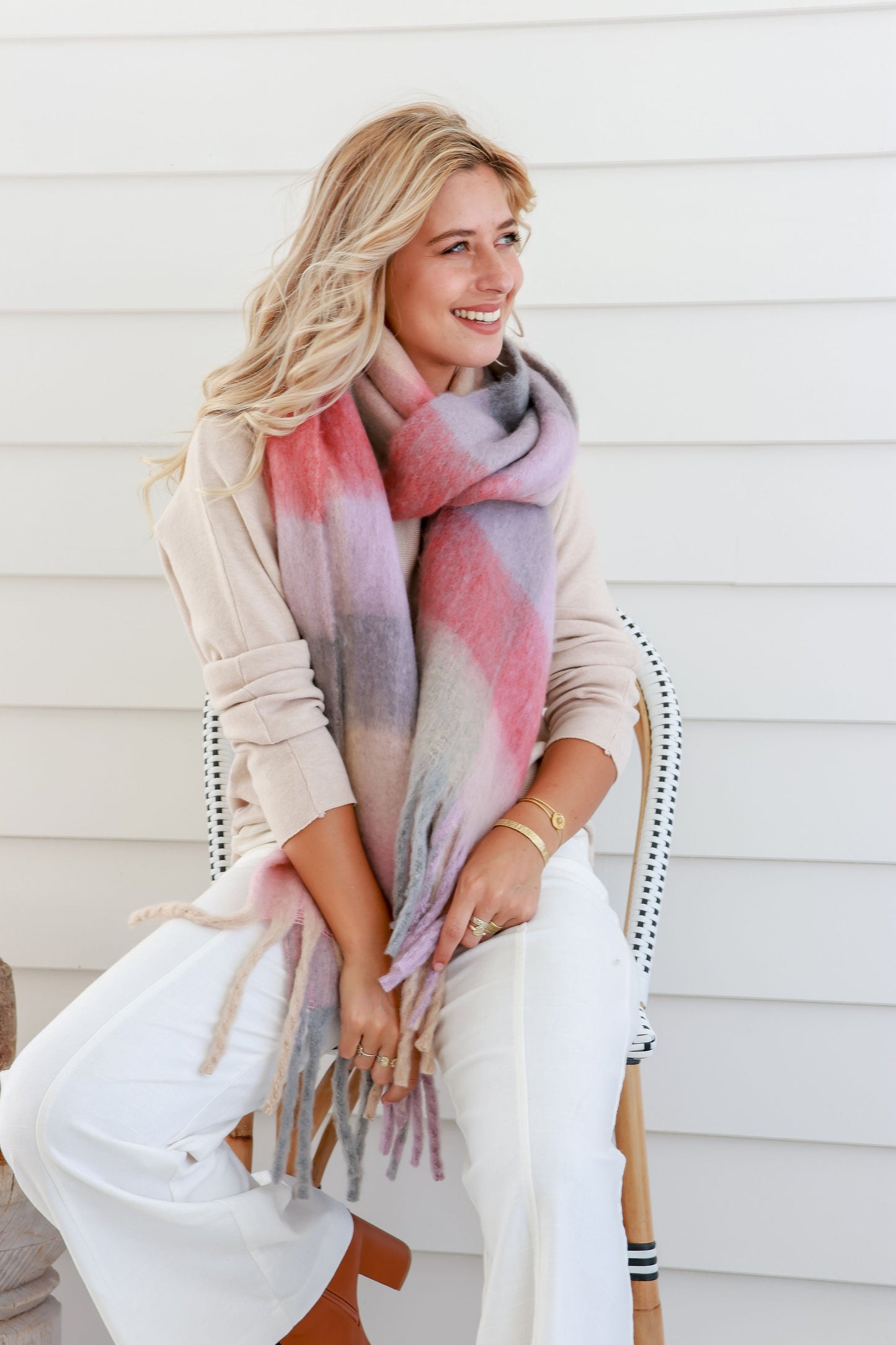 Pink Lilac Scarf