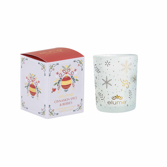Elume Christmas Cinnamon Spice & Berries Petite Soy Candle