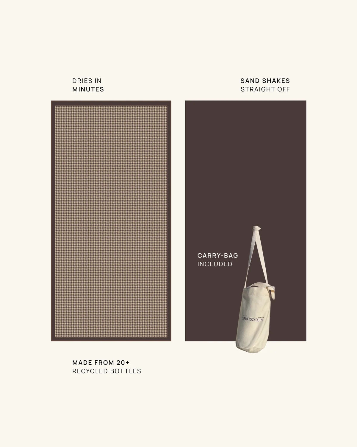 Espresso - Sand Free Beach Towel