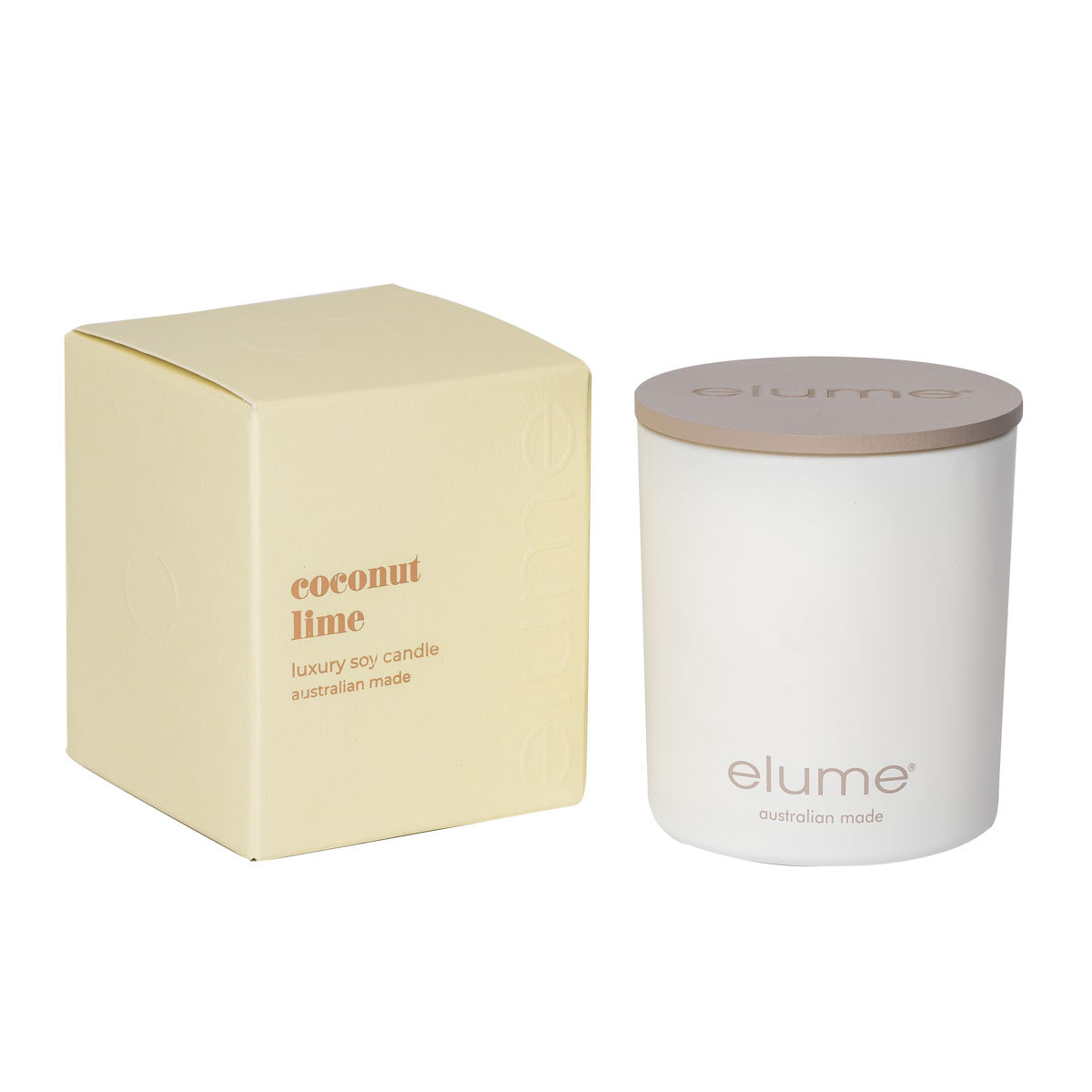 Coconut Lime : Elume Luxury Soy Candle