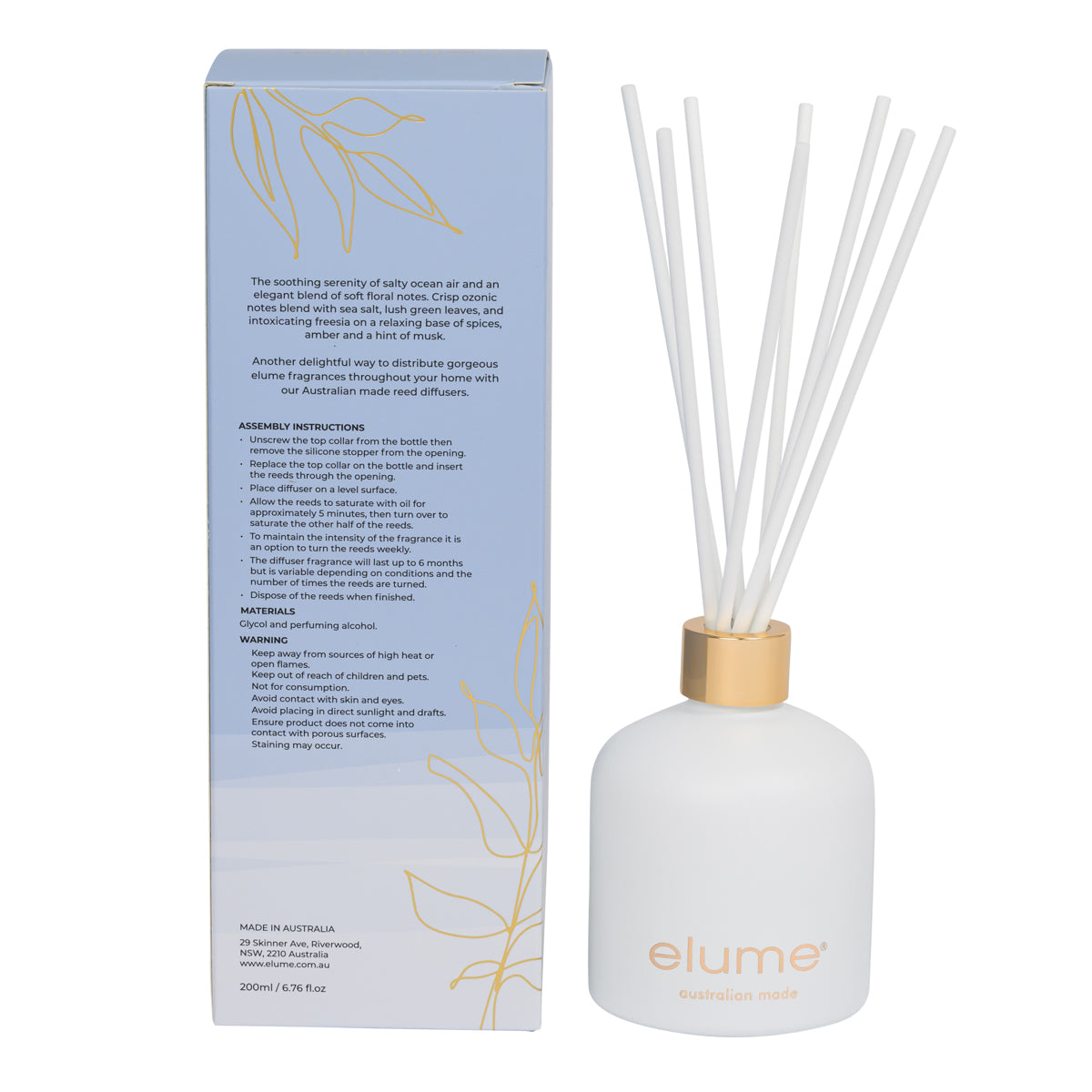 Ocean Blossom & Sea Salt Reed Diffusers