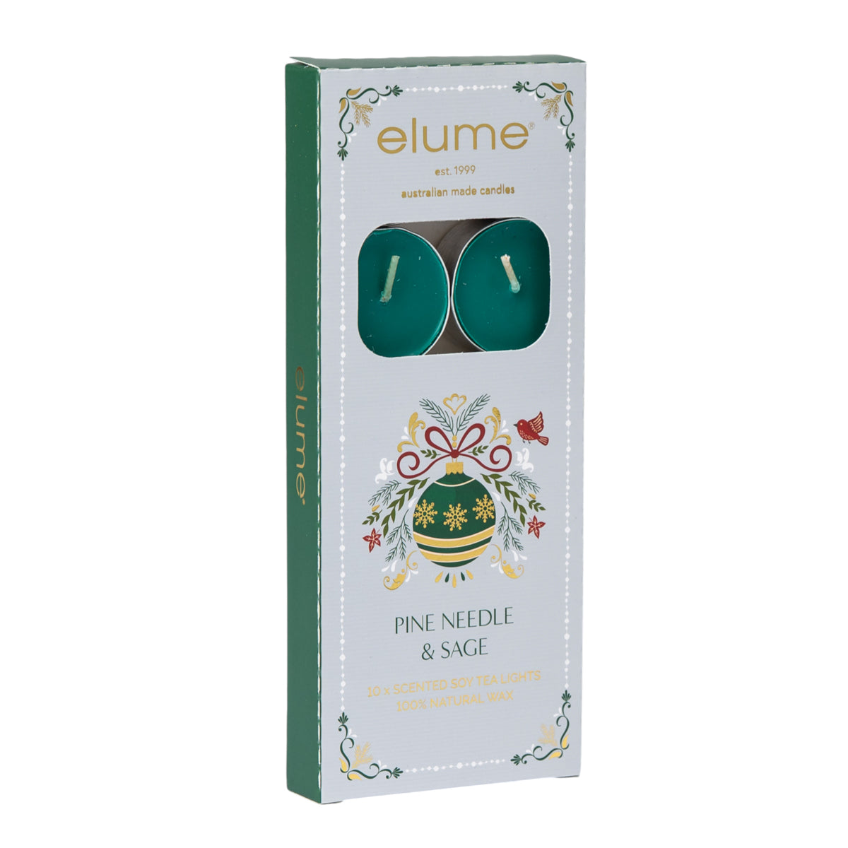 Christmas Pine Needle & Sage Tealights