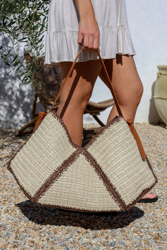Chocolate Woven Bag