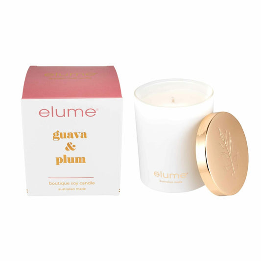 Guava & Plum: Elume Boutique Soy Candle