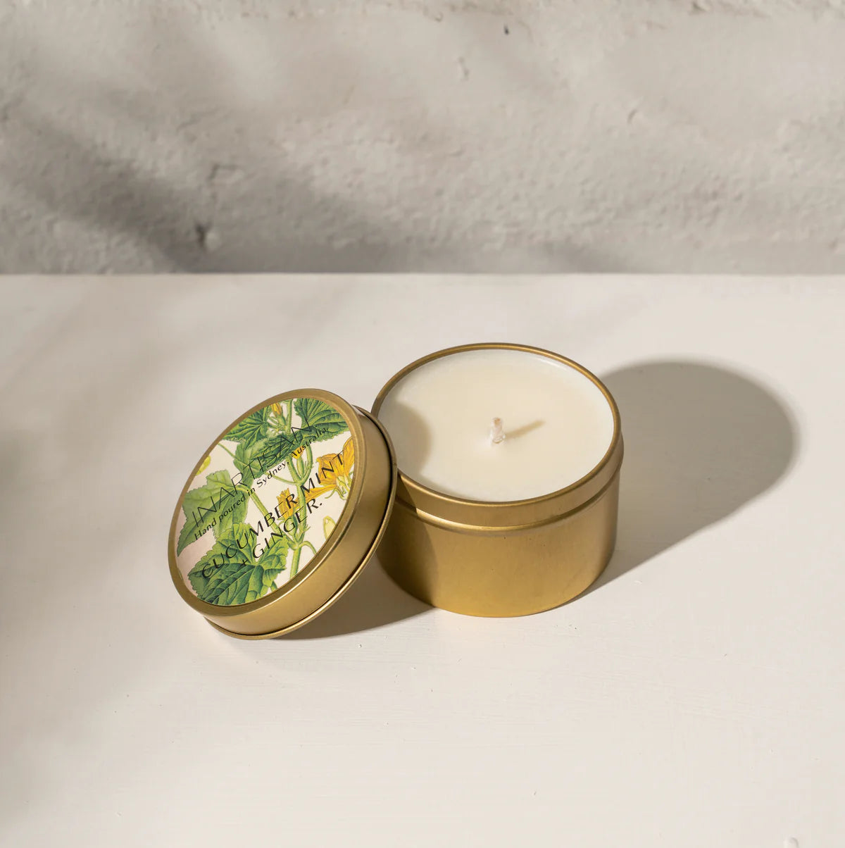 Inartisan Travel Candle - Cucumber Mint & Ginger