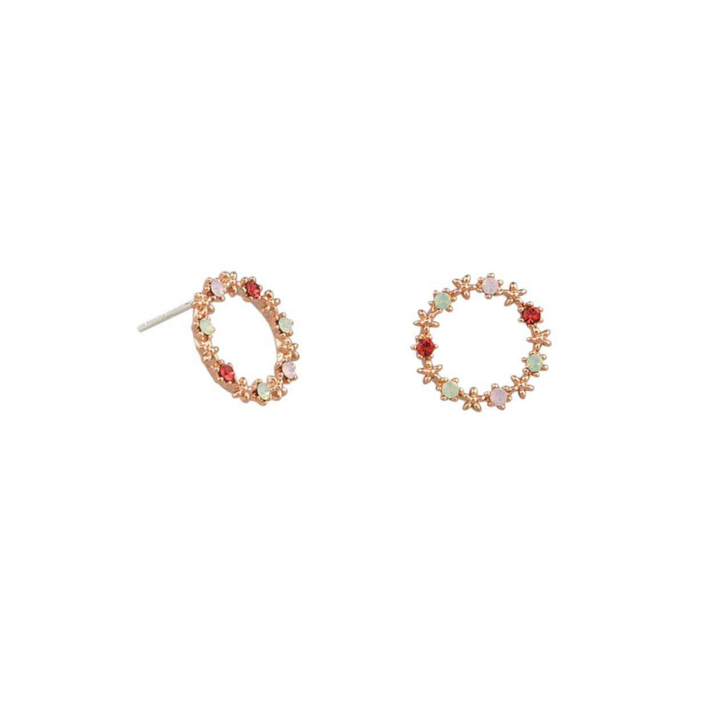 Red Petit Garland Earrings