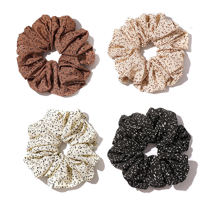 Indi Brown Dotti Extra Large Scrunchie