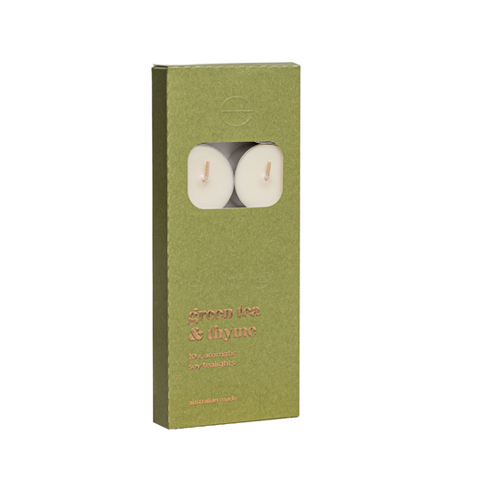 Elume Green Tea & Thyme Tealights