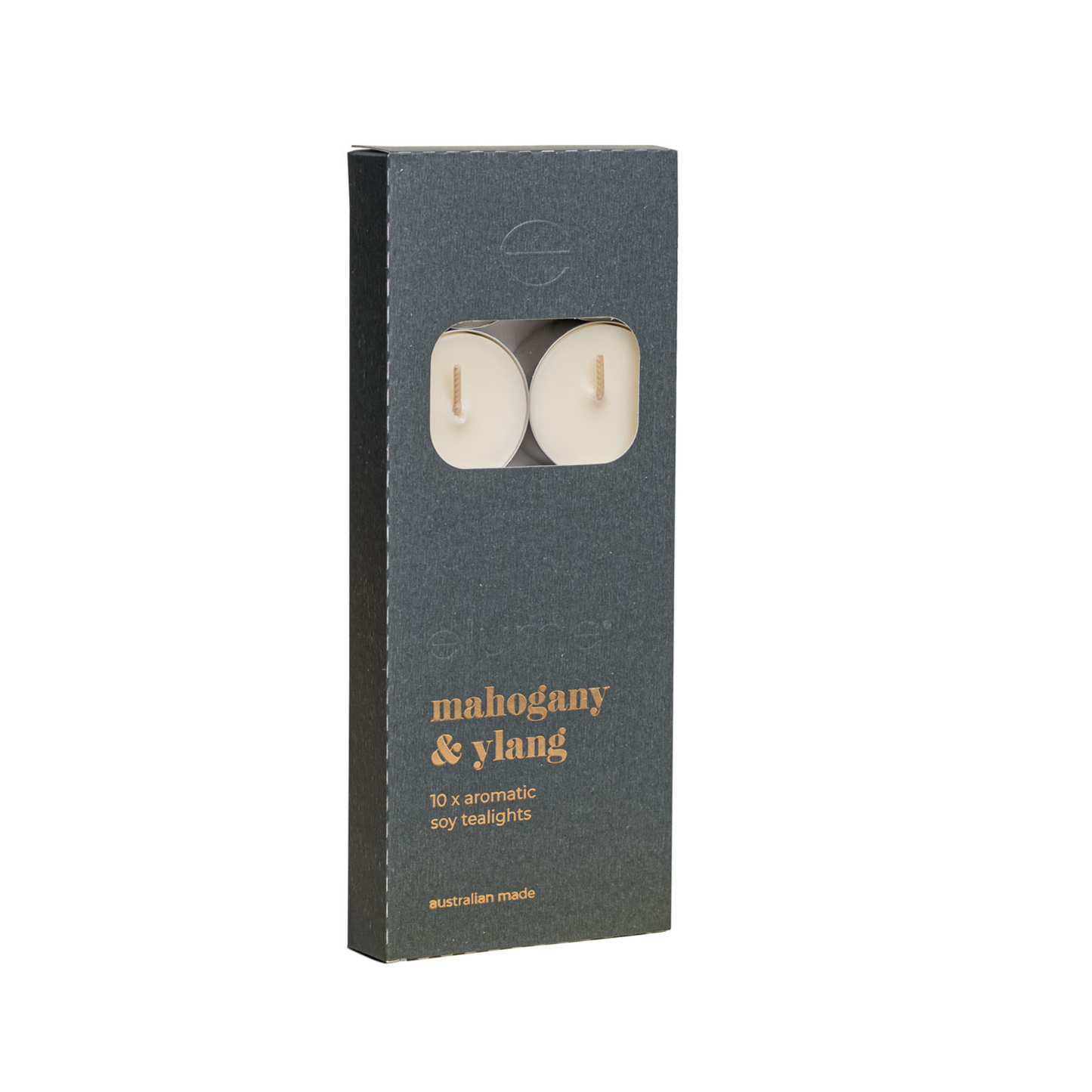 Elume Mahogany & Ylang Tealights