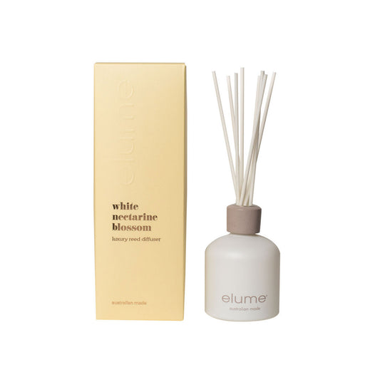 White Nectrane Blossom: Elume Luxury Reed Diffuser
