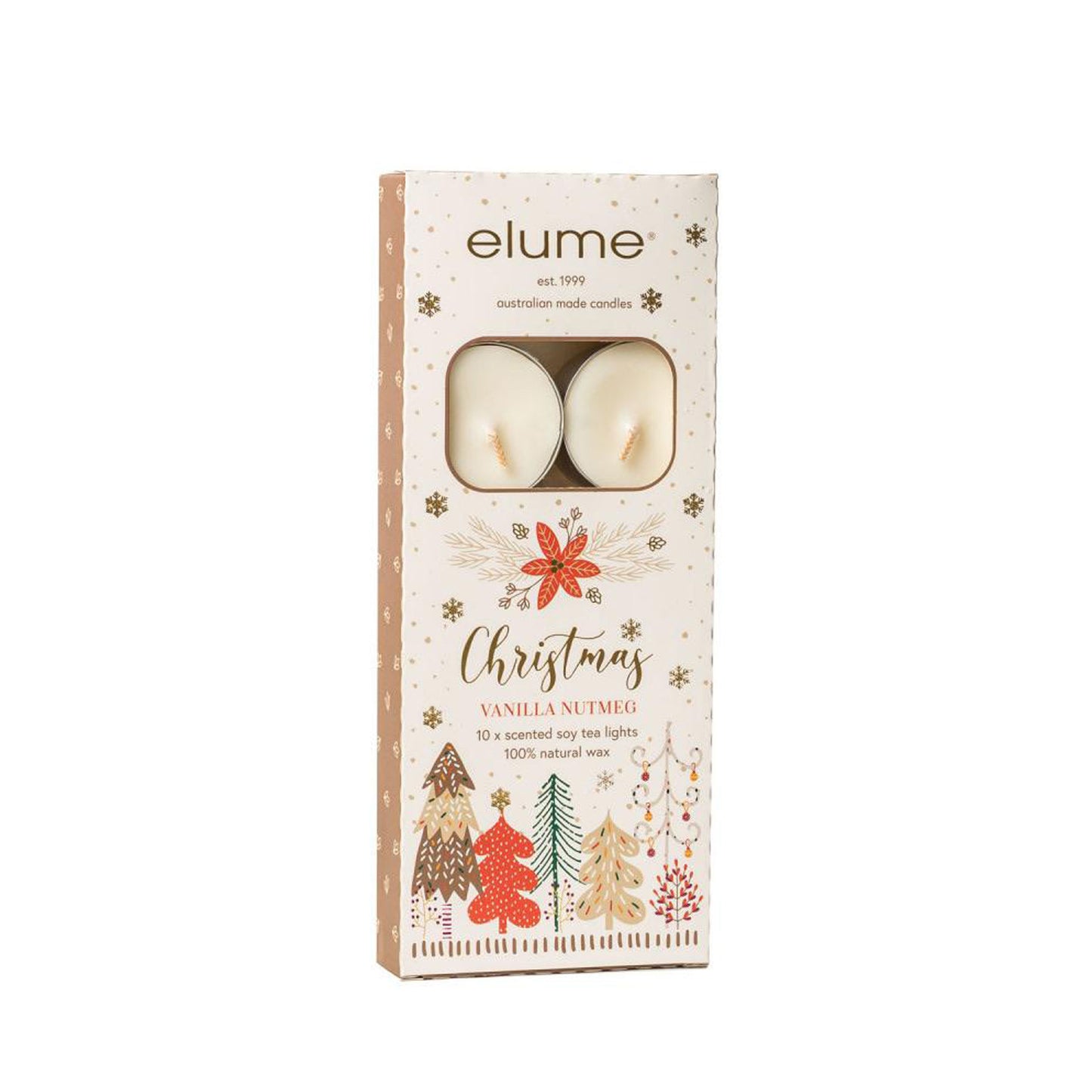 Christmas Vanilla & Nutmeg Tealights