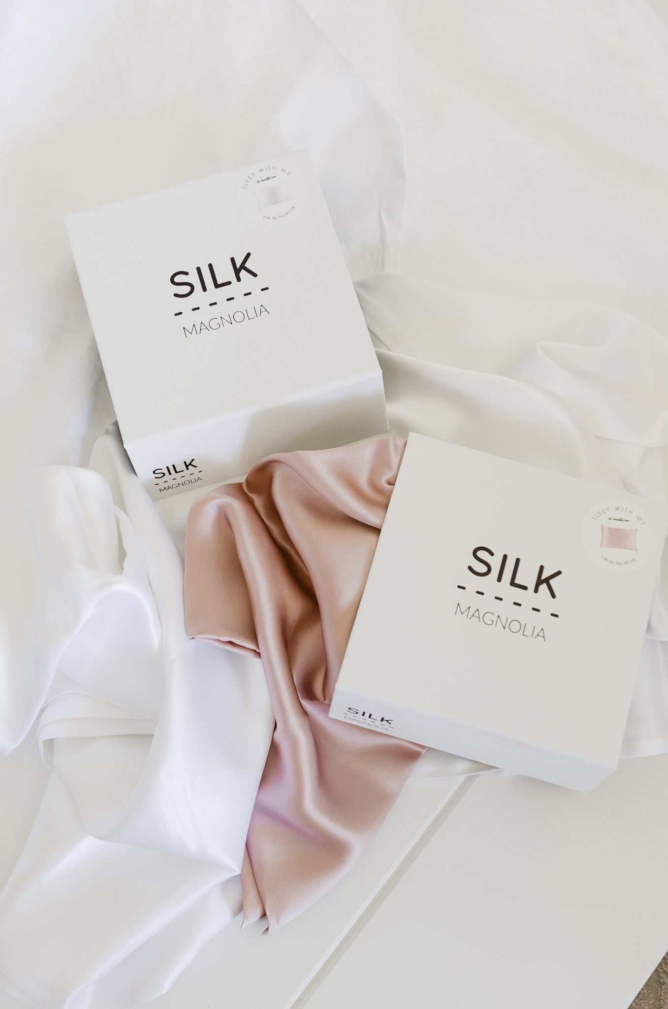 Silk Pillowcase Tea Rose