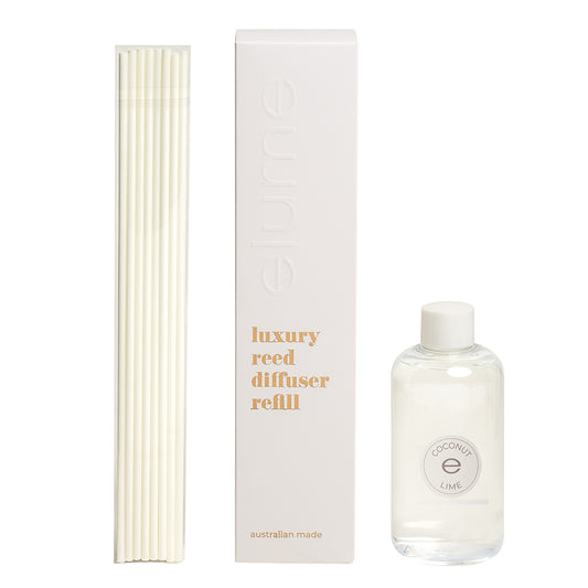 Elume Coconut Lime Reed Diffuser Refill