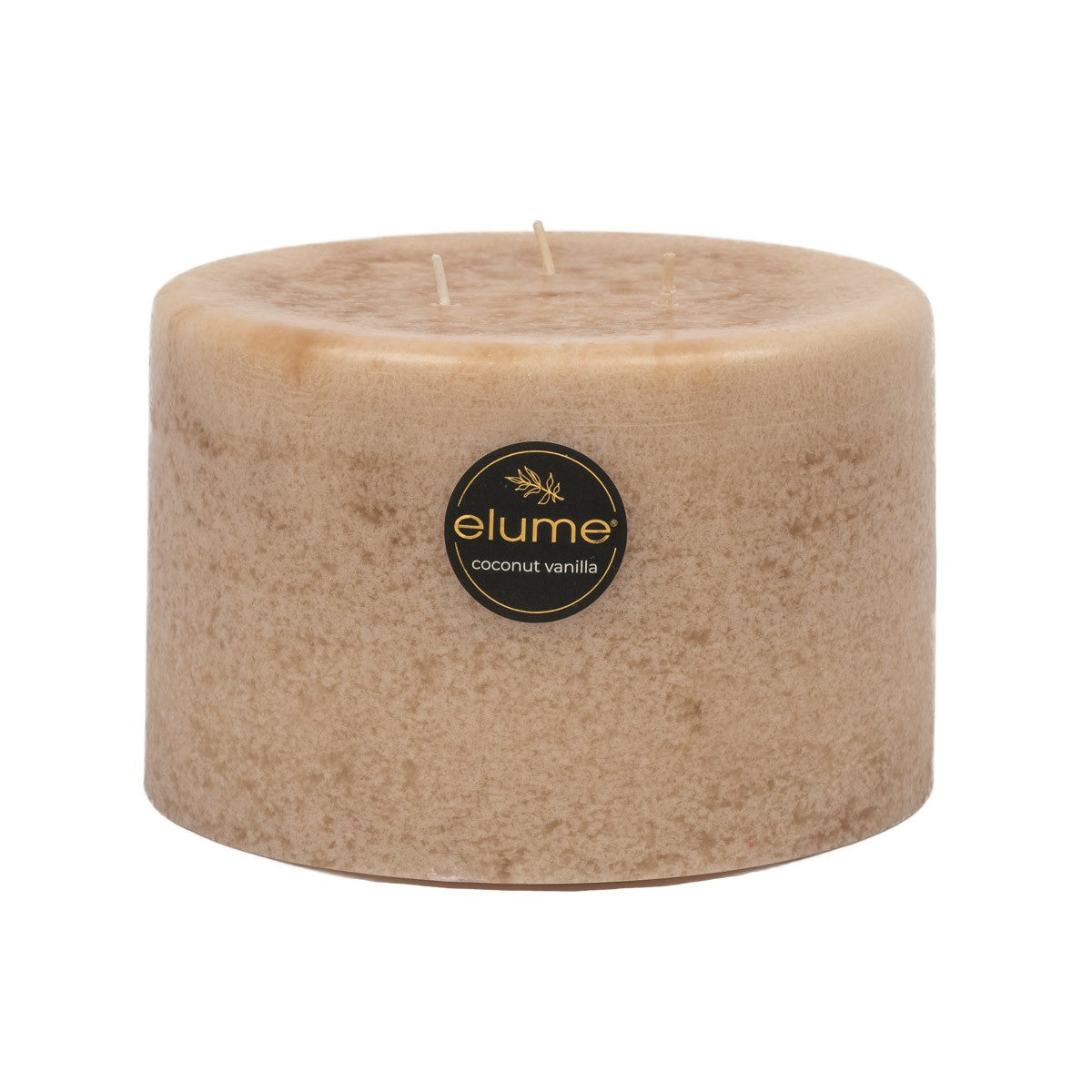 Coconut Vanilla Bean 3 Wick Pillar Candle