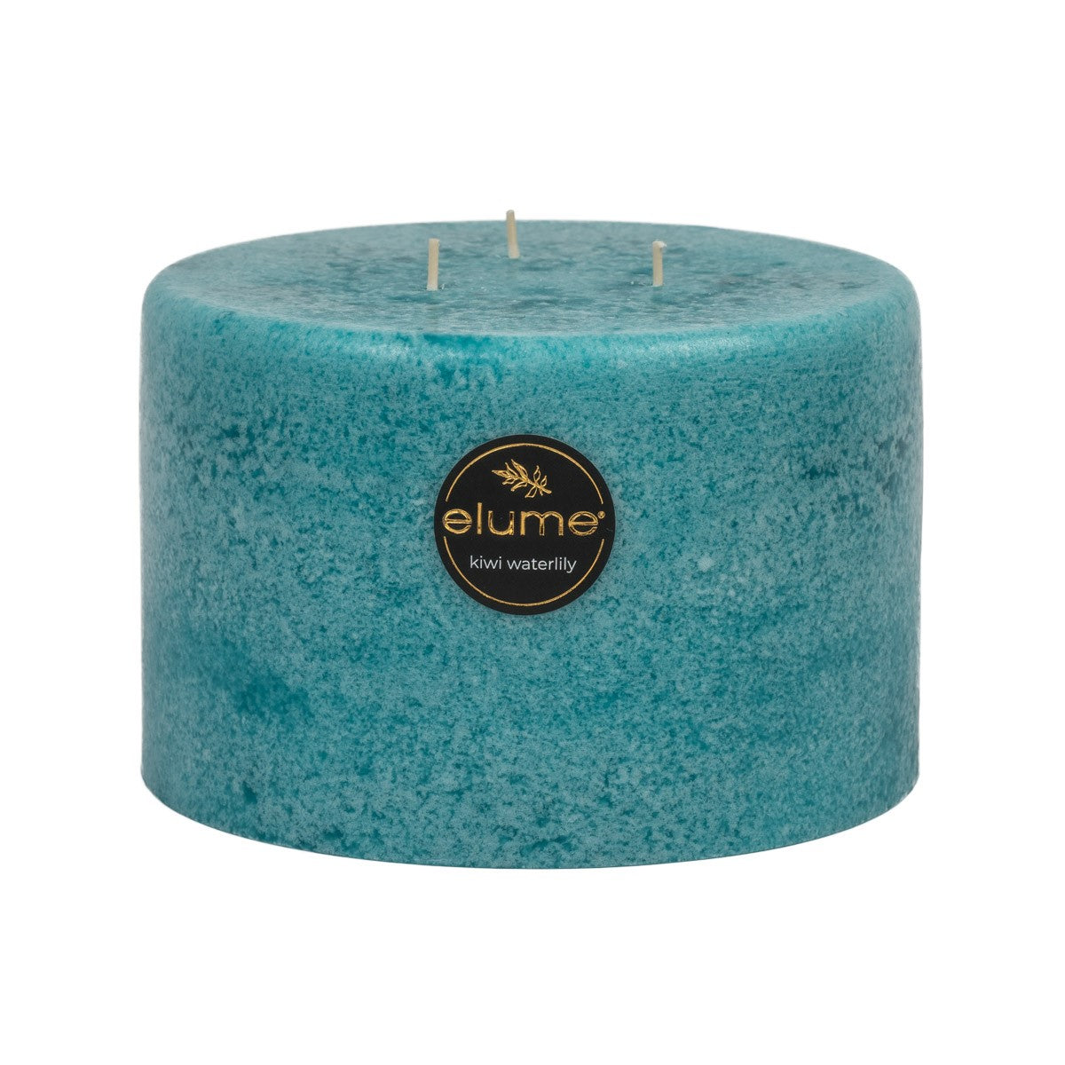 Kiwi Waterlily 3 Wick Pillar Candle